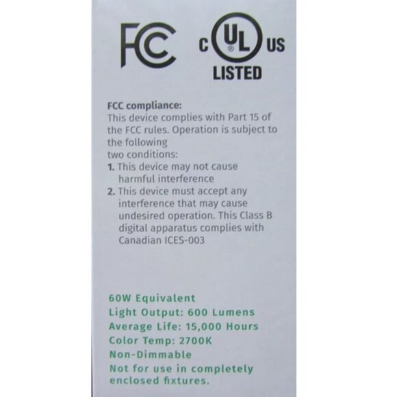 Simply Conserve 5W LED A19 Battery Backup with Hook Bulb - Picture 4 of 5